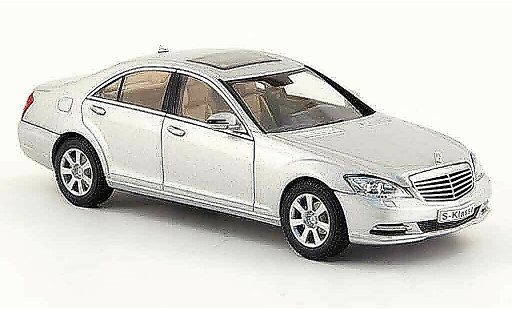 Mercedes Classe S Base 1/43 Autoart S 500 grijs metallic Facelift (MOPF) 2009 modelauto