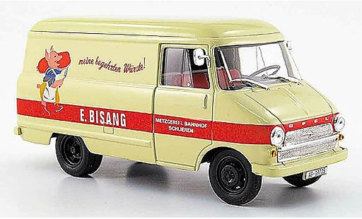 Opel Blitz Base 1/43 Starline bestelwagenwagen a beige metzgerei bisang 1960 modelauto
