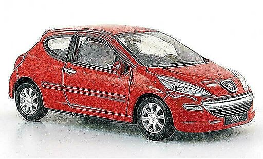 Peugeot 207 Base 1/43 Mondo Motors rood 3-turig modelauto