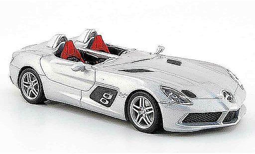 Mercedes SLR Stirling Moss 1/43 Minichamps McLaren (Z 199) grijs metallic 2009 modelauto