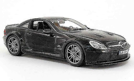 Mercedes B 65 1/18 Minichamps amg zwart series (r230) zwart 2009 modelauto