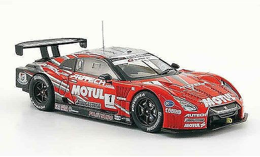 Nissan Skyline R35 1/43 Ebbro JGTC GT R No.1 Motul Autech Super GT 500 2009 modelauto