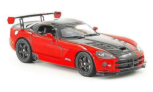 Dodge Viper SRT 10 1/43 Norev SRT10 ACR rood zwart 2008 modelauto