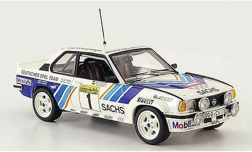 Opel Ascona B 400 1/43 Schuco no.1 sachs winter rallye 1981 modelauto