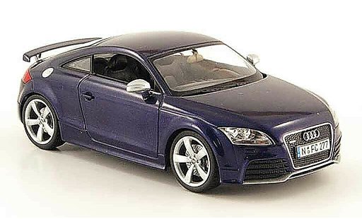 Audi TT rs 1/43 Schuco Coupe blauw 2009 modelauto