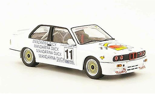 Bmw M3 course 1/43 ixo E30 No.11 Mandarina Duck Macau Guia Race 1989 modelauto