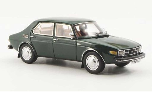 Saab 99 Base 1/43 Neo groen 4-turig modelauto