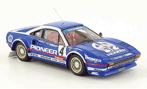 Ferrari 308 GTB 1/43 Best no.4 pioneer tour de france 1982 modelauto