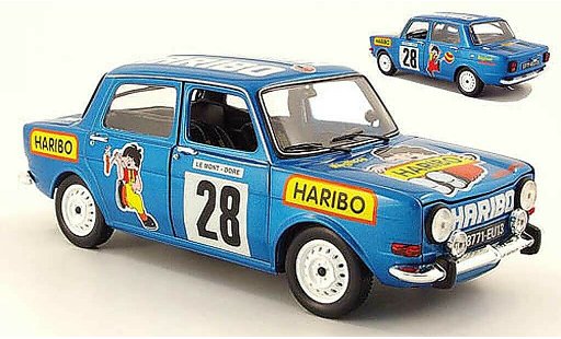Simca 1000 Rallye 2 1/18 Norev 2 no.28 haribo 1977 modelauto