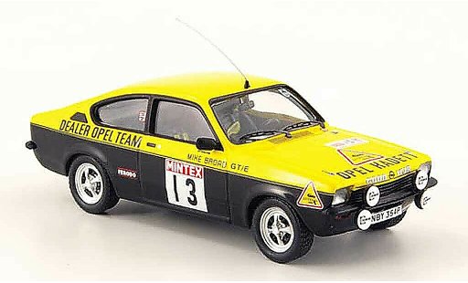 Opel Kadett GT 1/43 Trofeu e no.13 rohrl broamintex rallye 1977 modelauto