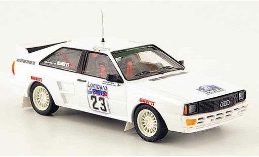 Audi Quattro rallye 1/43 Trofeu No.23 Laine Hokkanen Rally England 1983 modelauto