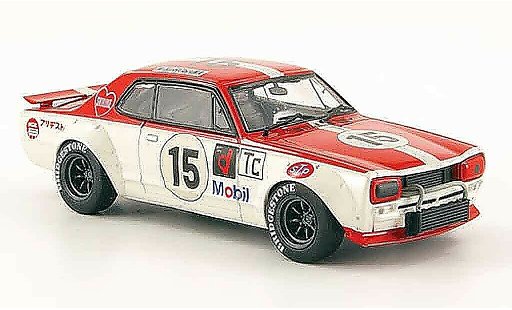 Nissan Skyline 2000 1/43 Ebbro GT R (KPGC10) Racing No.15 Fuji 1972 modelauto