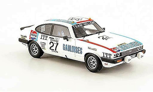 Ford Capri 3.0S 1/43 Premium X MK III No.27 Gauloises Pepsi 24h Spa 1980 modelauto