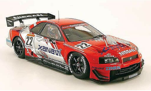 Nissan Skyline R34 1/18 Autoart JGTC gt-r no.22 xanavi s.motoyama 2002 modelauto