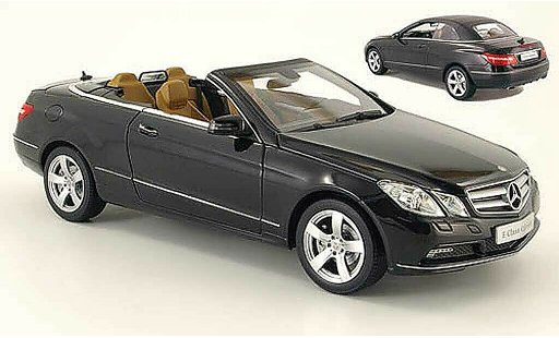 Mercedes Classe E Cabriolet 1/18 Norev (a207) zwart 2010 modelauto