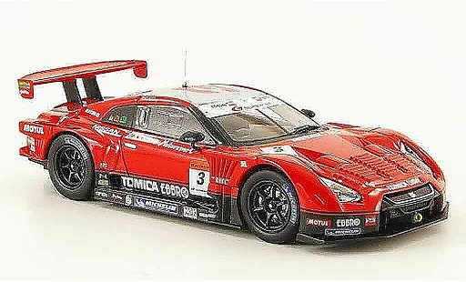 Nissan Skyline R35 1/43 Ebbro GT R No.3 Tomica SGT 500 Fuji 2009 modelauto
