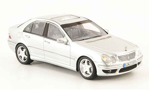 Mercedes Classe C AMG 1/43 Spark C32 (W203) grijs metallic modelauto