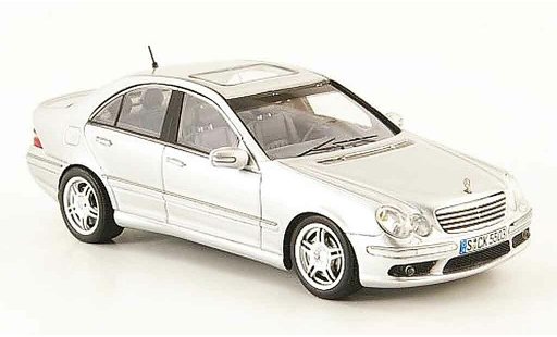 Mercedes Classe C AMG 1/43 Spark C55 (W203) grijs metallic modelauto