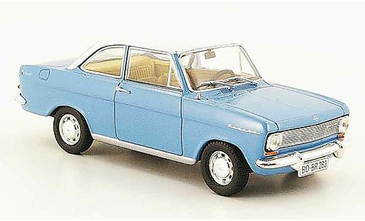 Opel Kadett A A 1/43 Starline coupe blauw wit 1963 modelauto