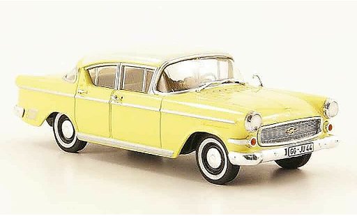 Opel Kapitan P2.5 1/43 Starline p 2.5 geel wit 1958 modelauto