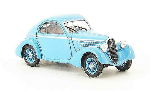 Fiat 508 CS Berlinetta 1/43 Starline Balilla Sedan blauw 1935 modelauto