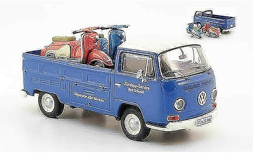 Volkswagen Combi A 1/43 Premium Cls t2a laadbak zundapp service avec ladegut modelauto