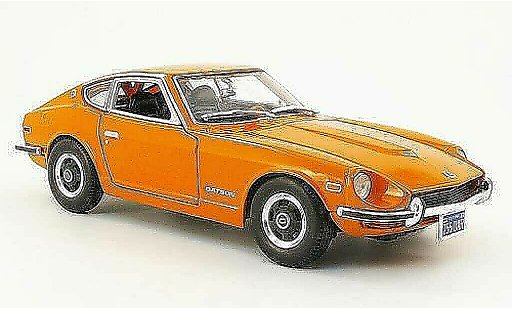 Datsun 240Z Coupe 1/18 Maisto oranje 1971 modelauto