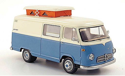 Borgward Hymer camping-car 1/43 Premium ClassiXXs Caravano blauw/cremewit modelauto