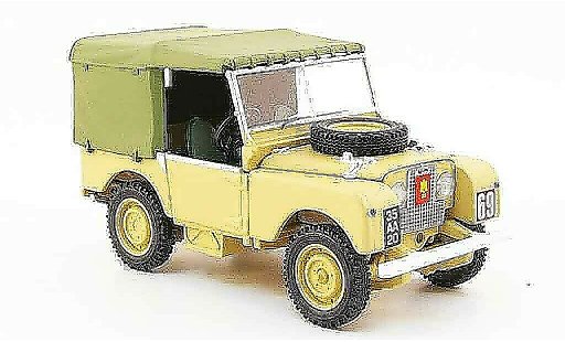 Land Rover 80 Base 1/43 Vanguards Suffolk Regiment beige modelauto