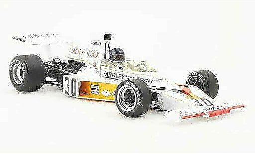 McLaren F1 Base 1/18 Minichamps Ford M23 No.30 Yardley J.Ickx GP Duitsland modelauto