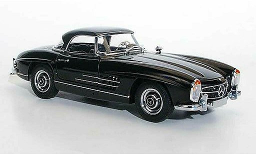 Mercedes 300 Roadster 1/18 Minichamps (W198 II) Hardtop zwart 1957 modelauto