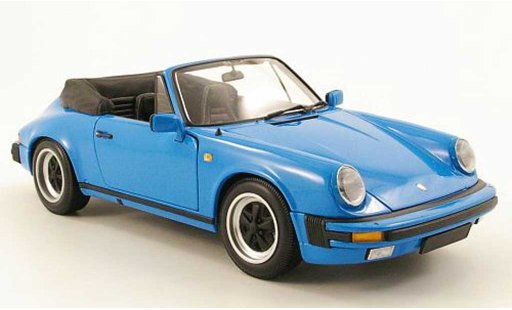 Porsche 911 Speedster 1/18 Minichamps carrera cabriolet blauw 1983 modelauto