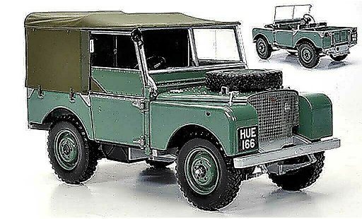 Land Rover 80 Base 1/18 Minichamps groen RHD modelauto