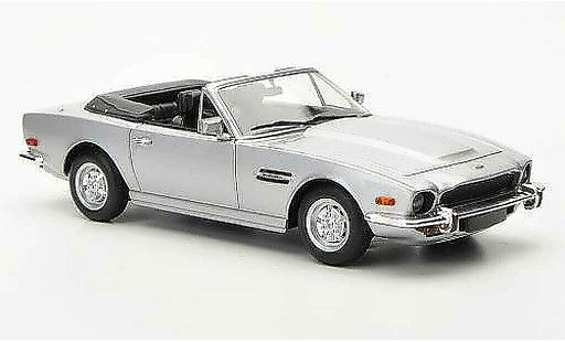 Aston Martin V8 volante 1/43 Minichamps grijs LHD 1987 modelauto