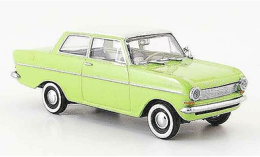 Opel Kadett A A 1/43 Minichamps groen wit 1962 modelauto