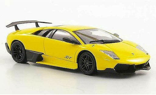 Lamborghini Murcielago LP670 1/43 Minichamps SV geel 2009 modelauto