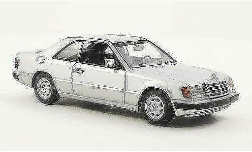 Mercedes 300 Coupe 1/43 Minichamps 24 (W124) grijs 1990 modelauto