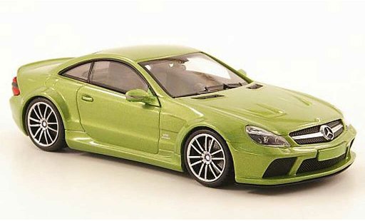 Mercedes B 65 1/43 Minichamps AMG zwart Series (R230) groen 2009 modelauto