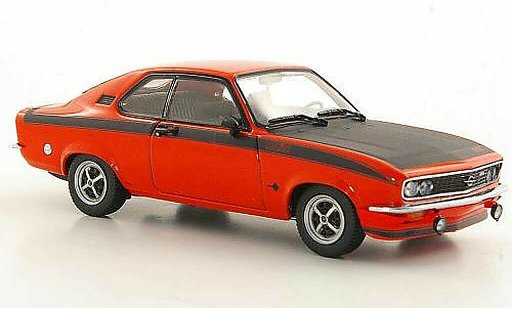 Opel Manta A 1/43 Minichamps GT/E rood/matzwart 1974 modelauto