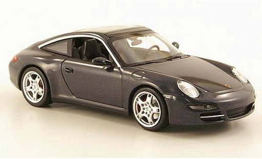 Porsche 911 Targa 1/43 Minichamps Carrera grijs 2006 modelauto
