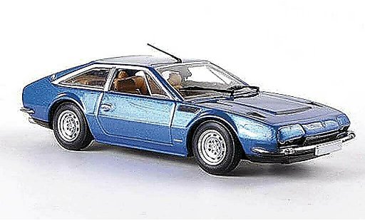 Lamborghini Jarama Base 1/43 Minichamps 400 GT 2+2 blauw 1974 modelauto