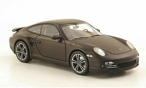 Porsche 911 Turbo 1/43 Minichamps (II) matgrijs 2009 modelauto