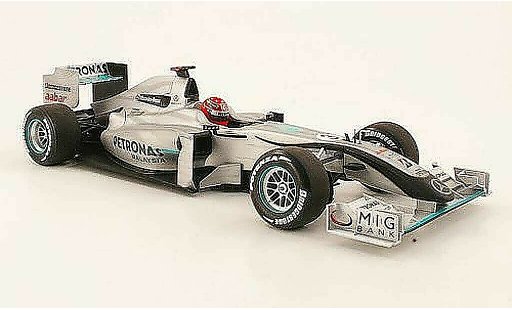 Mercedes F1 2009 1/18 Minichamps gp no.3 petronas m.schumacher showcar 2010 modelauto