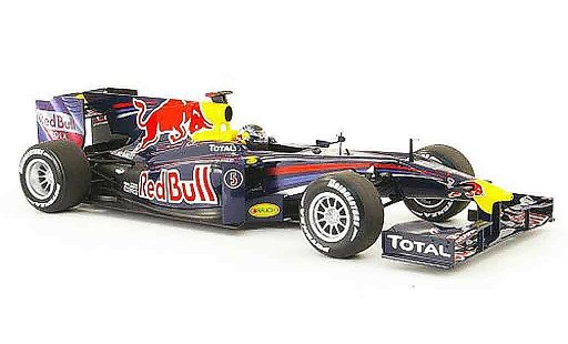 Renault F1 2010 1/18 Minichamps red bull racing no.5 s.vettel showcar modelauto