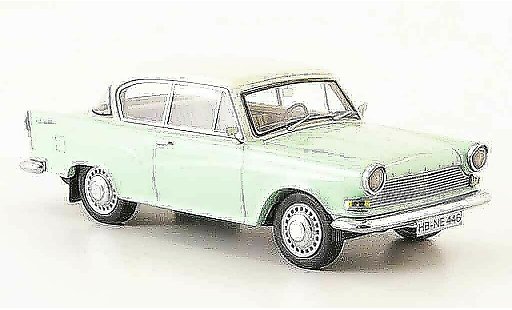 Lloyd Arabella Base 1/43 Neo wit 1960 modelauto