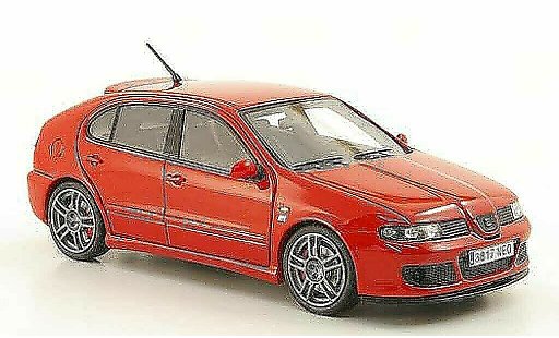 Seat Leon Cupra 1/43 Neo MK1 R rood 2003 modelauto
