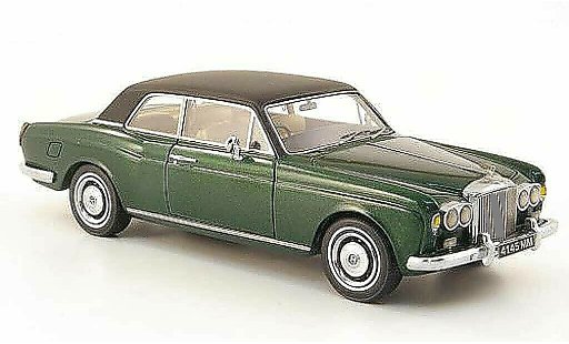 Bentley Corniche coupe 1/43 Neo groen/zwart 1971 modelauto