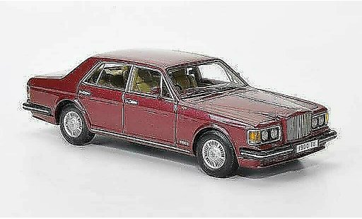 Bentley Turbo R berline 1/43 Neo rood RHD 1985 modelauto