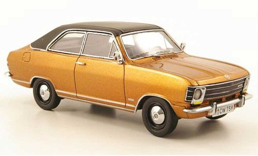 Opel Olympia A 1/43 Neo LS bronze/zwart lim. Aufl. 300 1970 modelauto