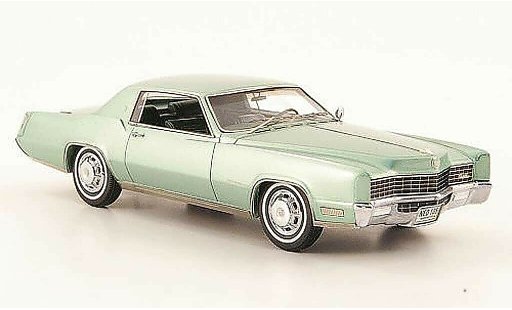 Cadillac Eldorado Coupe 1/43 Neo groen 1967 modelauto
